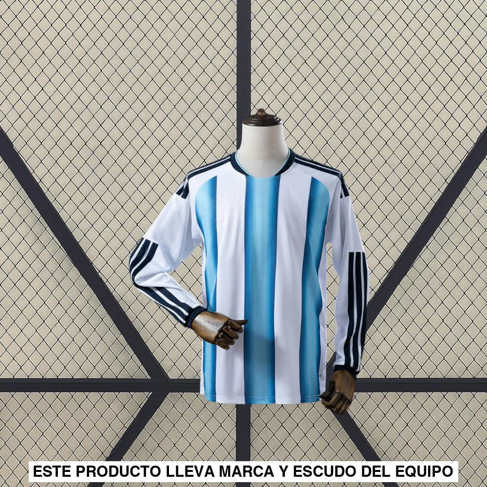 Camiseta Argentina 26-27, Local, Manga Larga, Mundial 2026