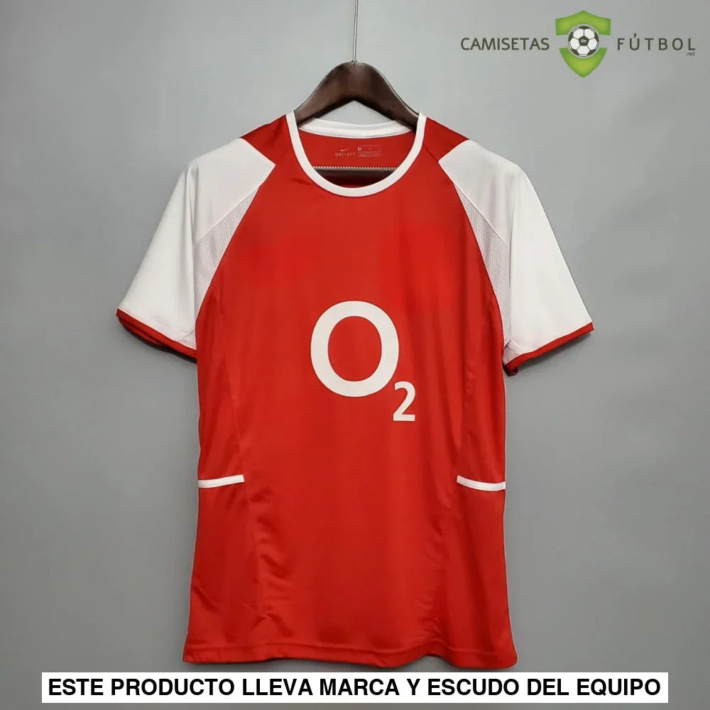 Camiseta Arsenal 02-04, Local (Version Retro)