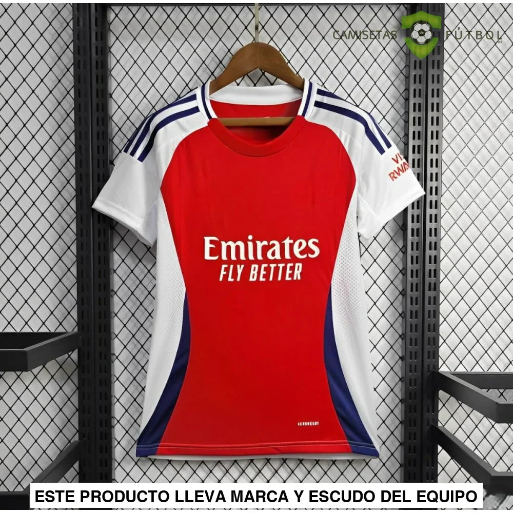 Camiseta Arsenal 24-25, Local, Mujer