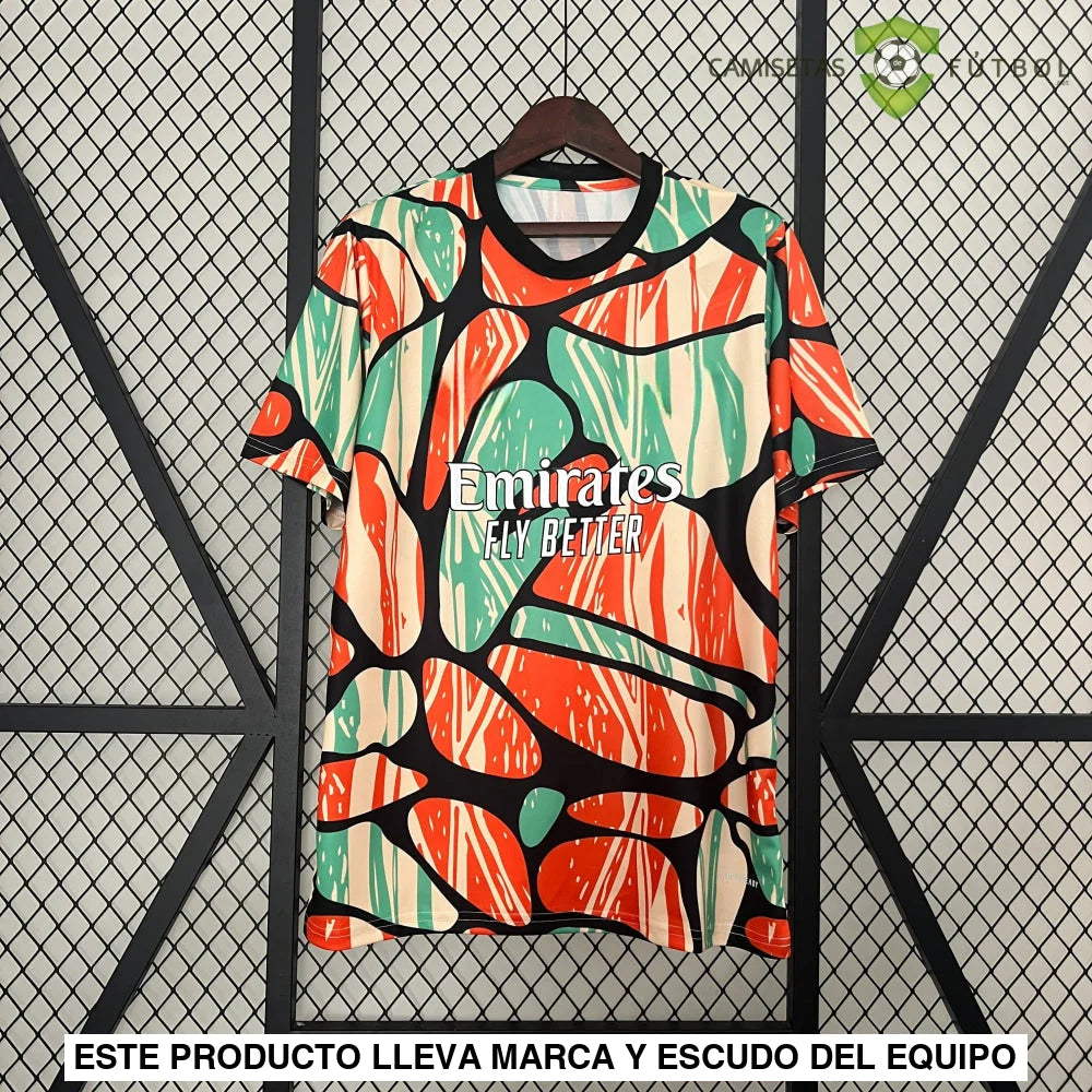 Camiseta Arsenal 24-25, Pre-Partido