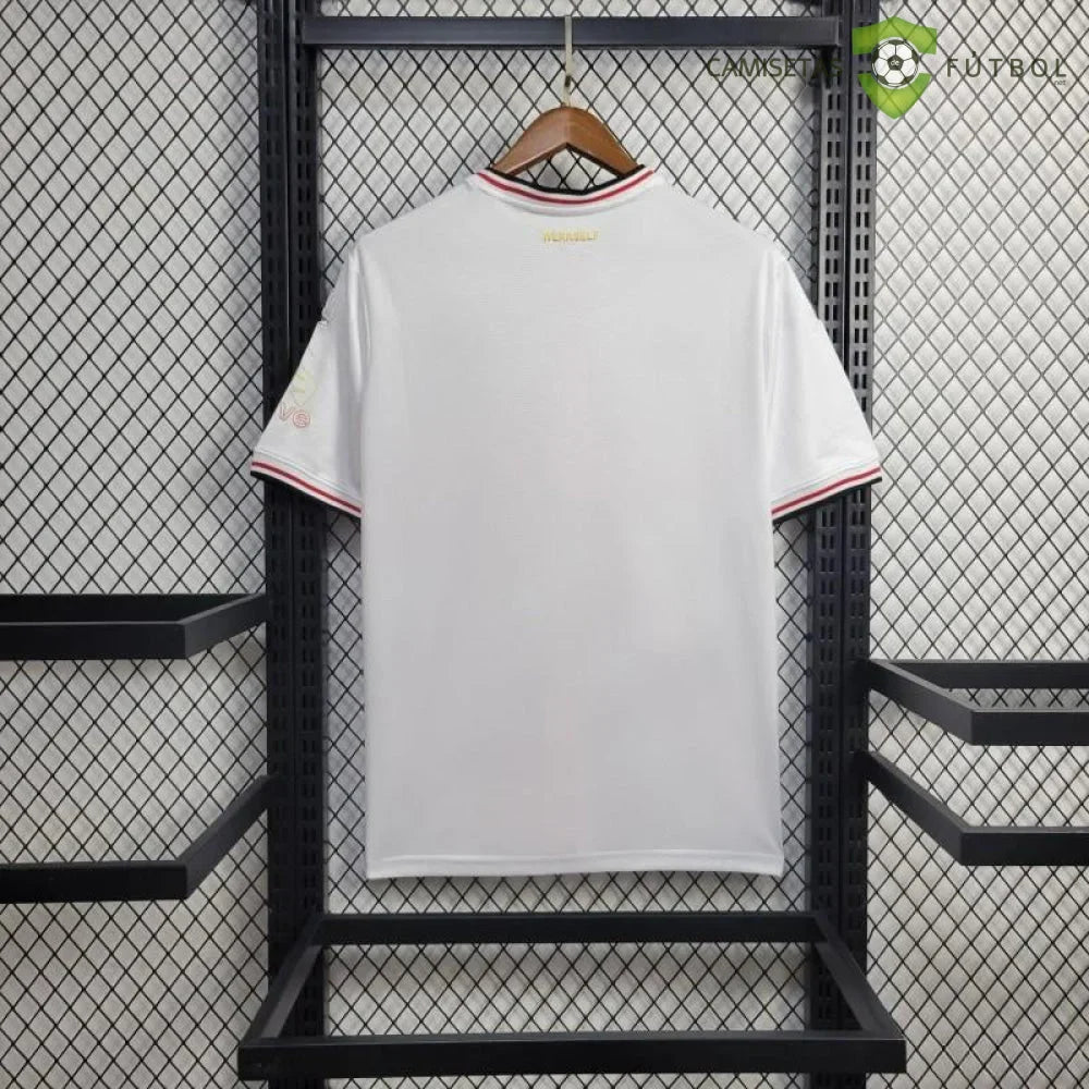 Camiseta Bayer Leverkusen 24-25, Alternativa Blanca
