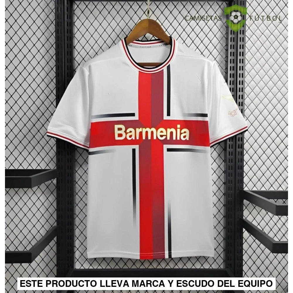 Camiseta Bayer Leverkusen 24-25, Alternativa Blanca