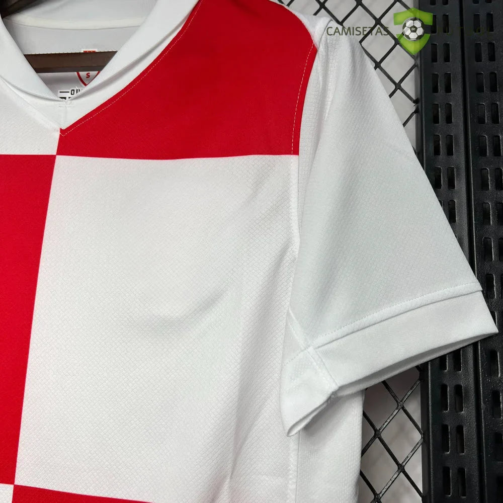 Camiseta Croacia 24-25, Local, UEFA Euro 2024