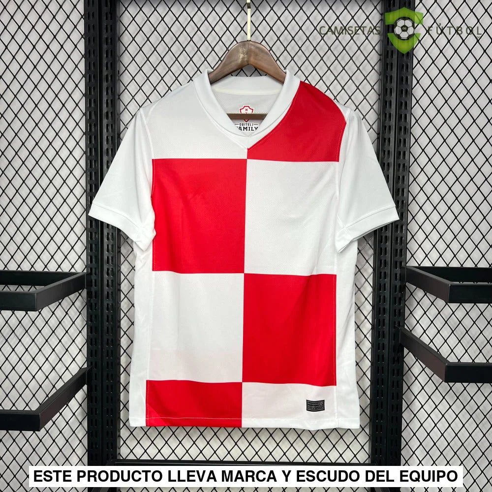 Camiseta Croacia 24-25, Local, UEFA Euro 2024
