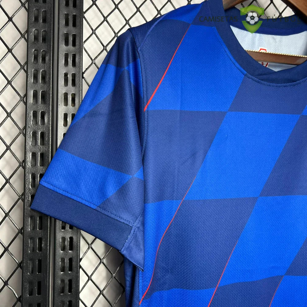 Camiseta Croacia 24-25, Visitante, UEFA Euro 2024