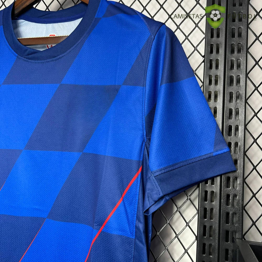 Camiseta Croacia 24-25, Visitante, UEFA Euro 2024