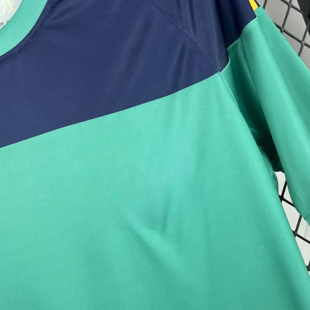 Camiseta Espa�a 10-11, Portero Azul/verde, (Versi�n Retro)