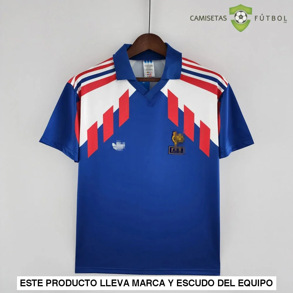 Camiseta Francia 88-90, Local (Version Retro)