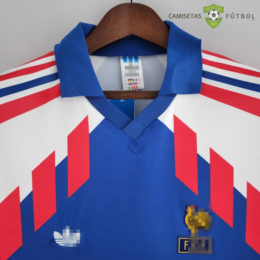 Camiseta Francia 88-90, Local (Version Retro)