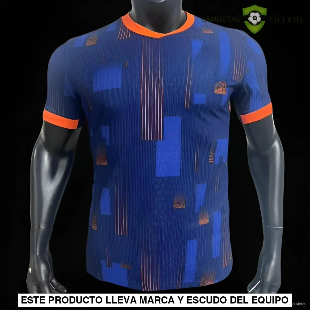Camiseta Holanda 24-25, Visitante (Player Version) UEFA Euro 2024