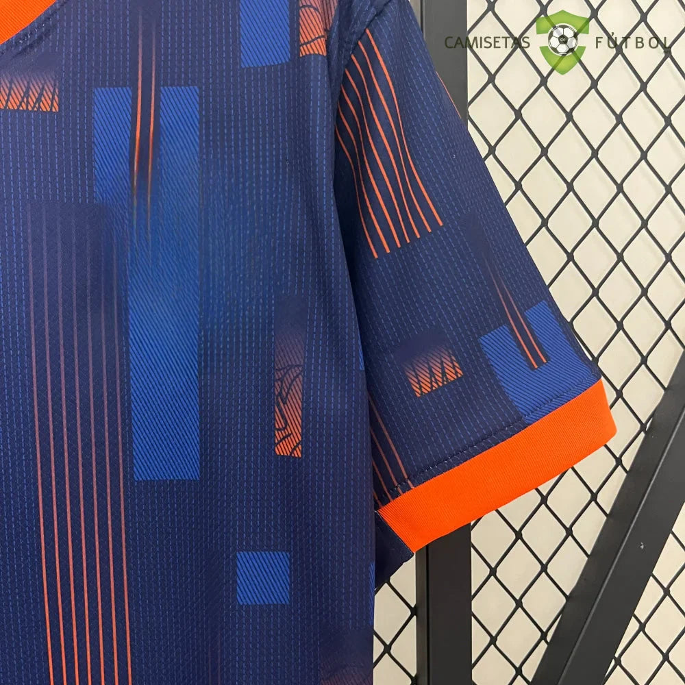 Camiseta Holanda 24-25, Visitante, UEFA Euro 2024