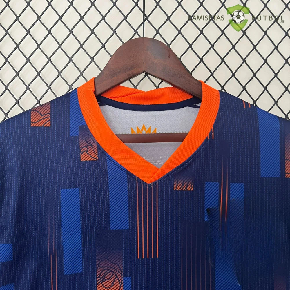 Camiseta Holanda 24-25, Visitante, UEFA Euro 2024