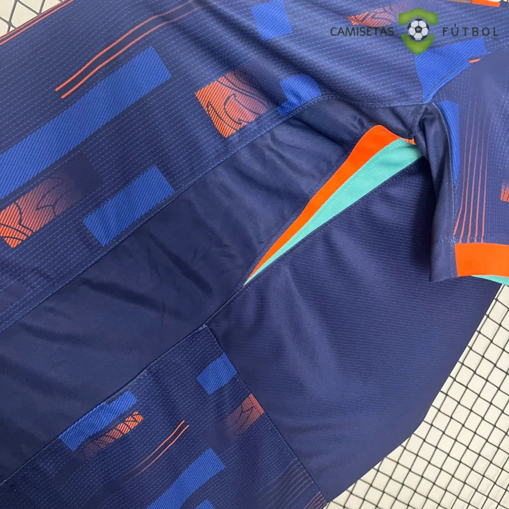 Camiseta Holanda 24-25, Visitante, UEFA Euro 2024