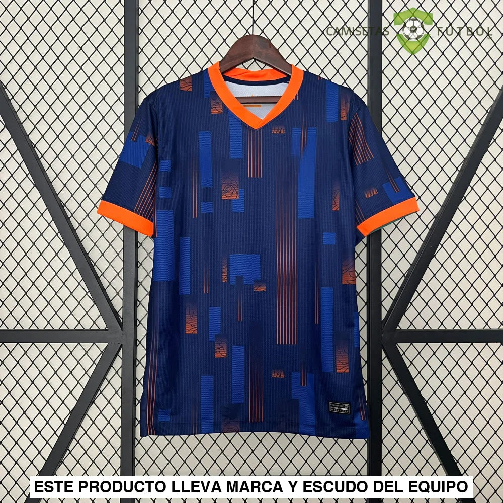 Camiseta Holanda 24-25, Visitante, UEFA Euro 2024