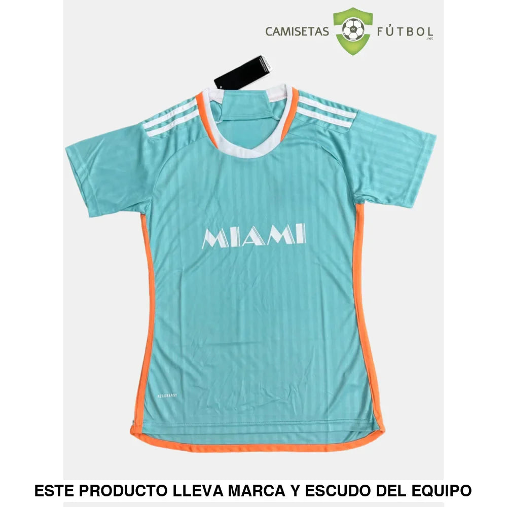 Camiseta Inter Miami 24-25, 3a Equipacion, Mujer