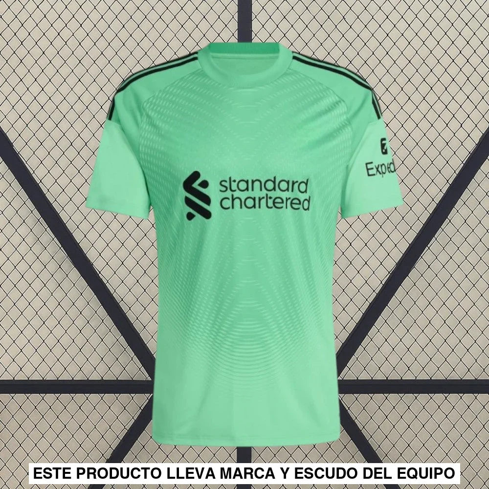 Camiseta Liverpool 25-26, Portero Verde