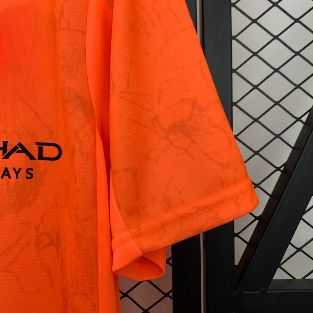 Camiseta Manchester City 25-26, Kid Super Naranja