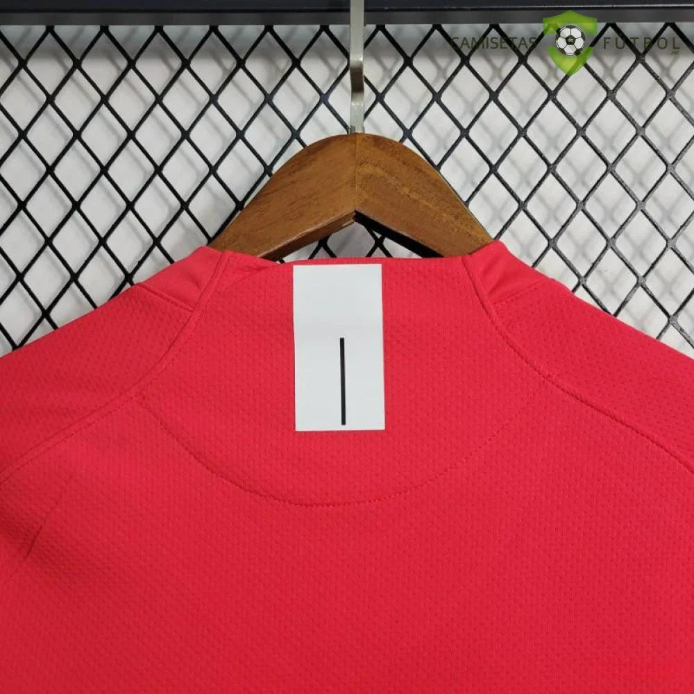 Camiseta Manchester United 07-08, Local, Manga Larga (Version Retro)