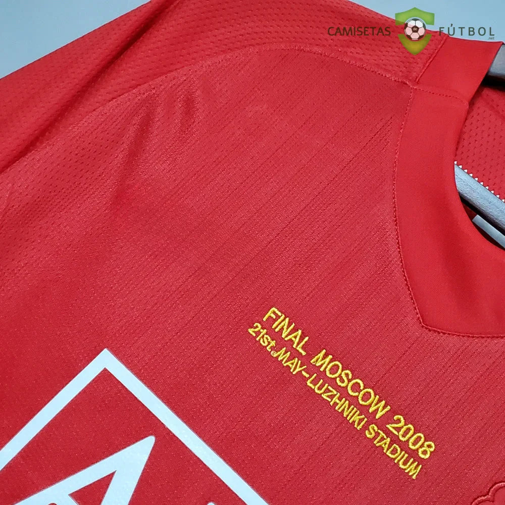 Camiseta Manchester United 07-08, Local (Version Retro)