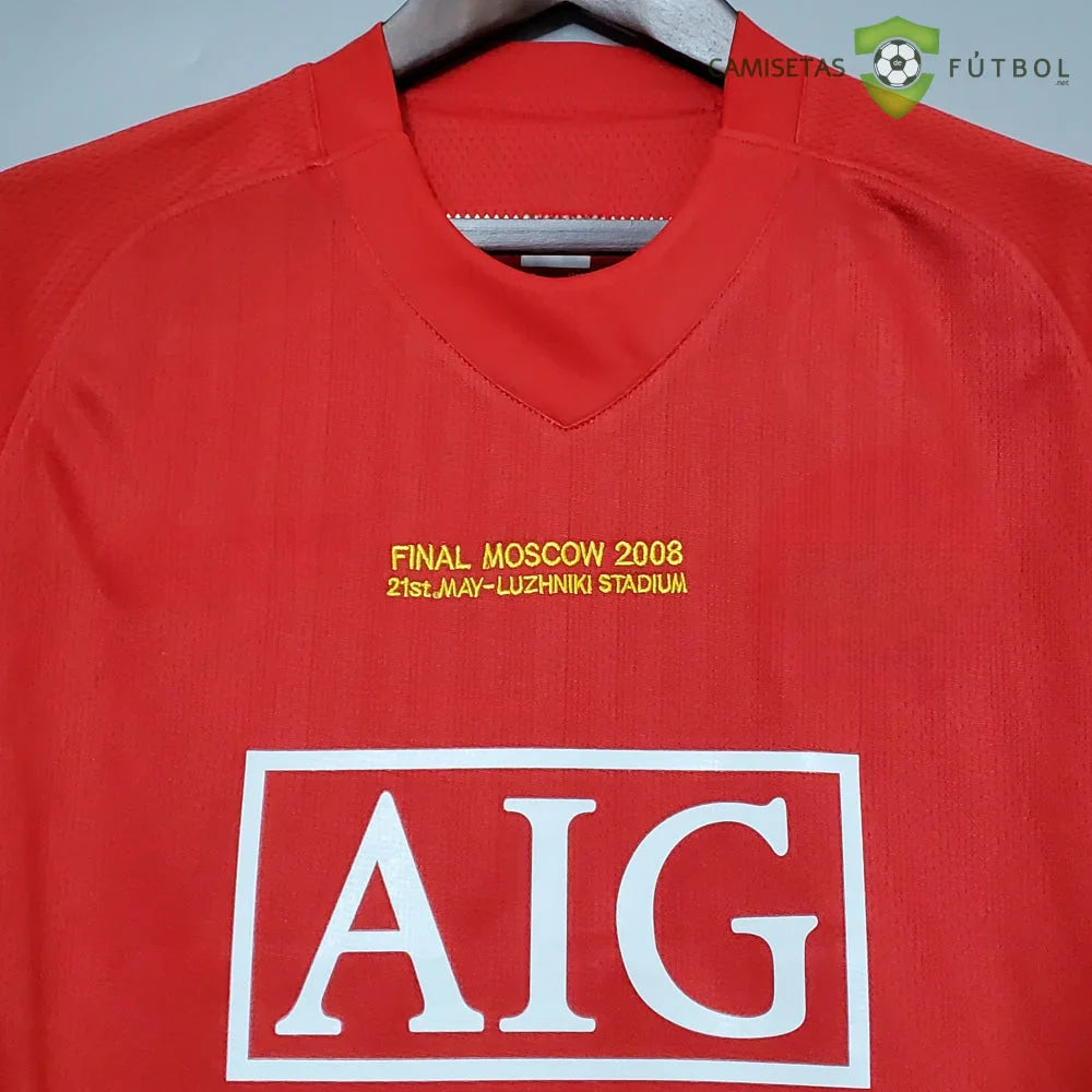 Camiseta Manchester United 07-08, Local (Version Retro)