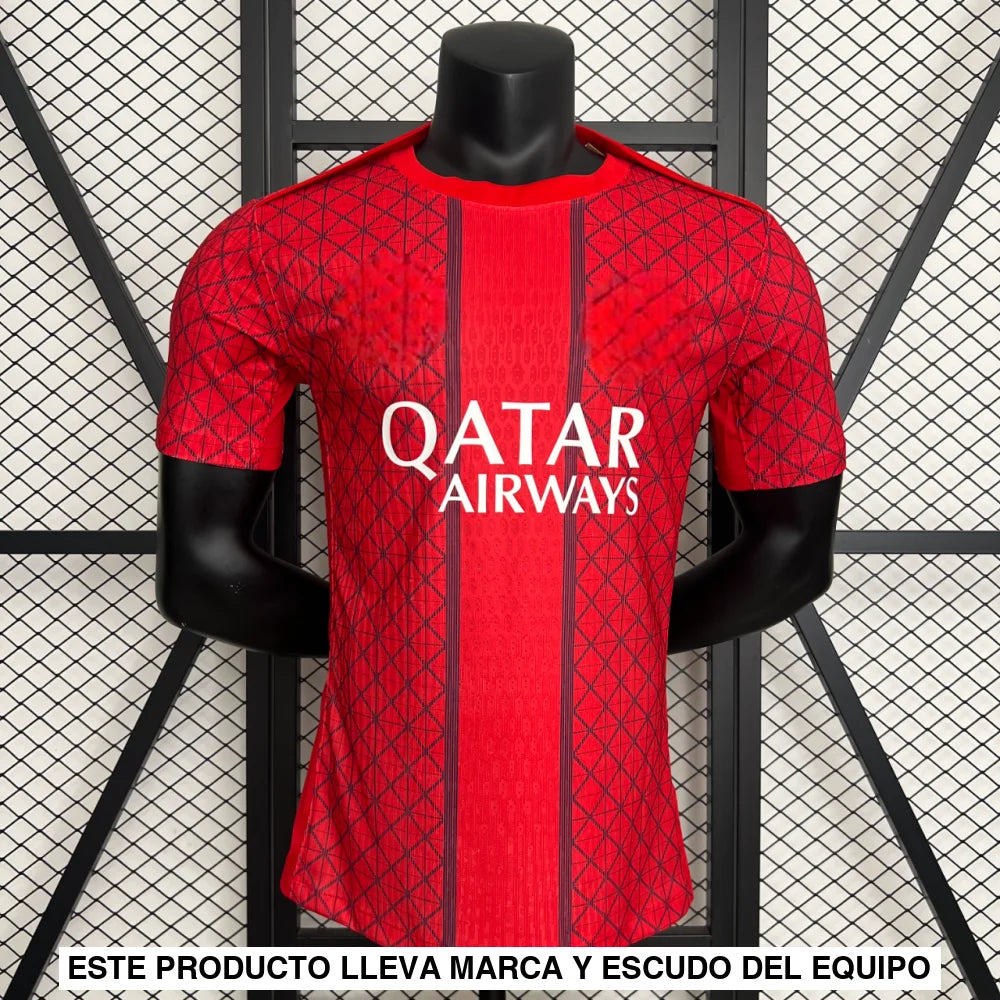 Camiseta PSG 25-26, Edicion Especial Roja. (Player Version)
