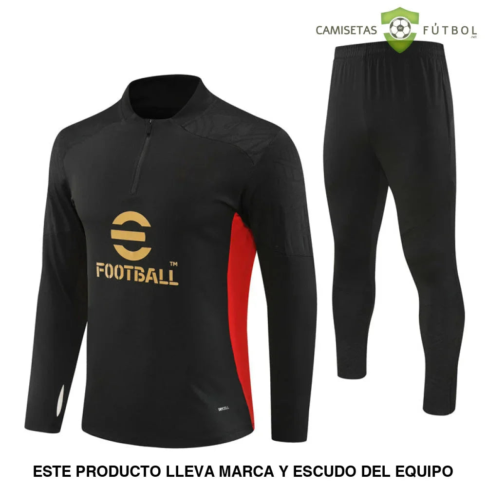 Chandal AC Milan 24-25, media cremallera, Modelo 1