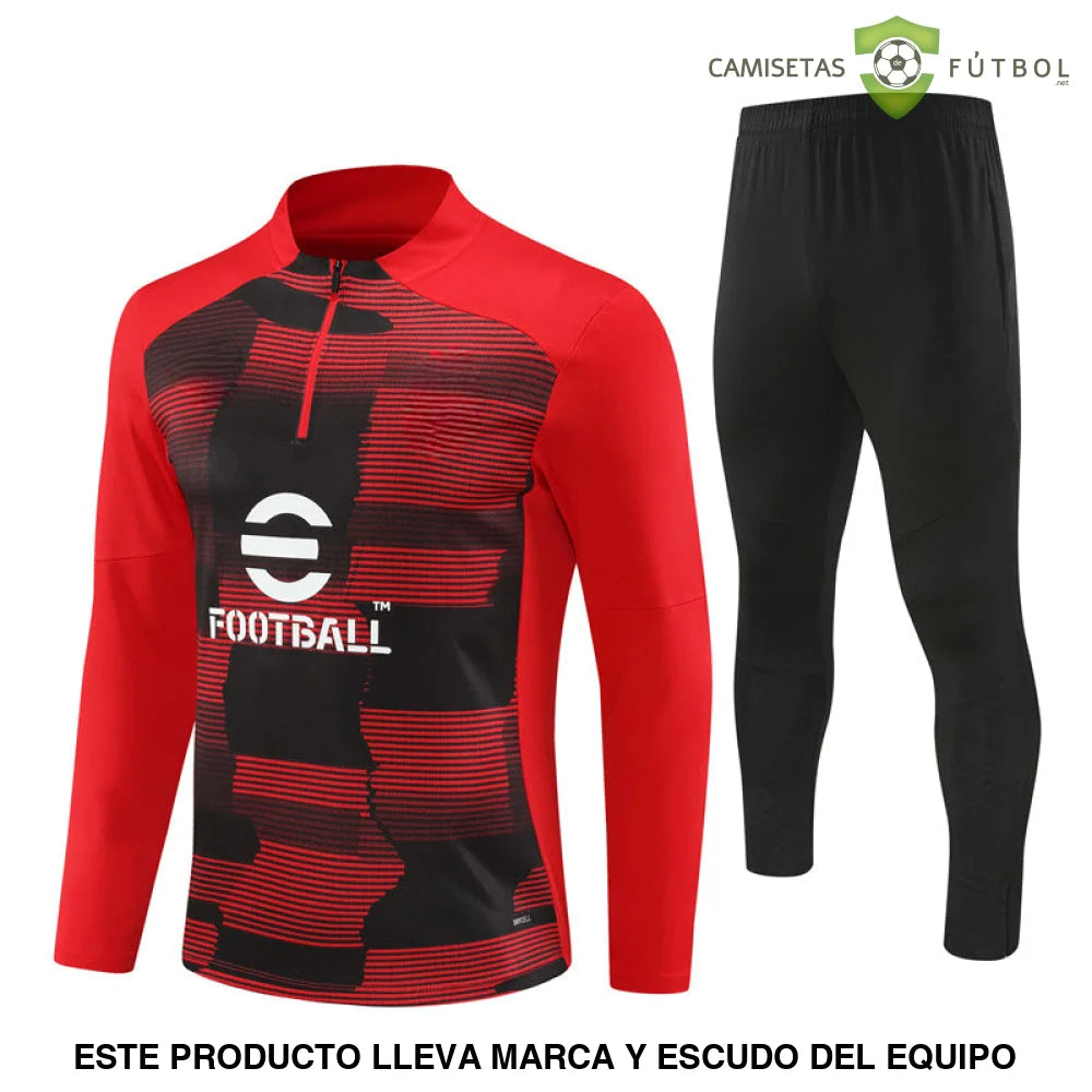 Chandal AC Milan 24-25, media cremallera, Modelo 2