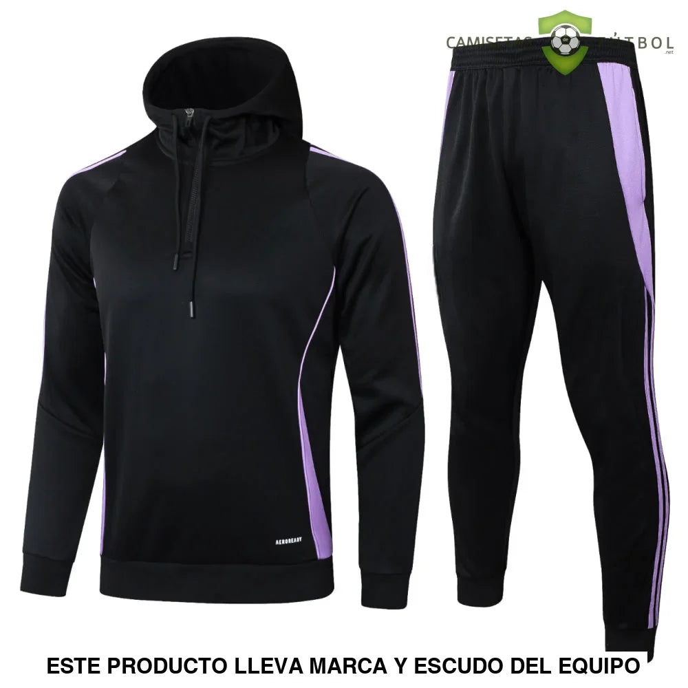 Chandal Alemania 24-25, media cremallera con capucha, Modelo 2