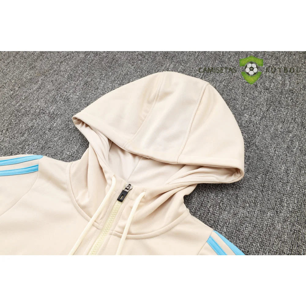 Chandal Argentina 24-25, media cremallera con capucha, Modelo 1