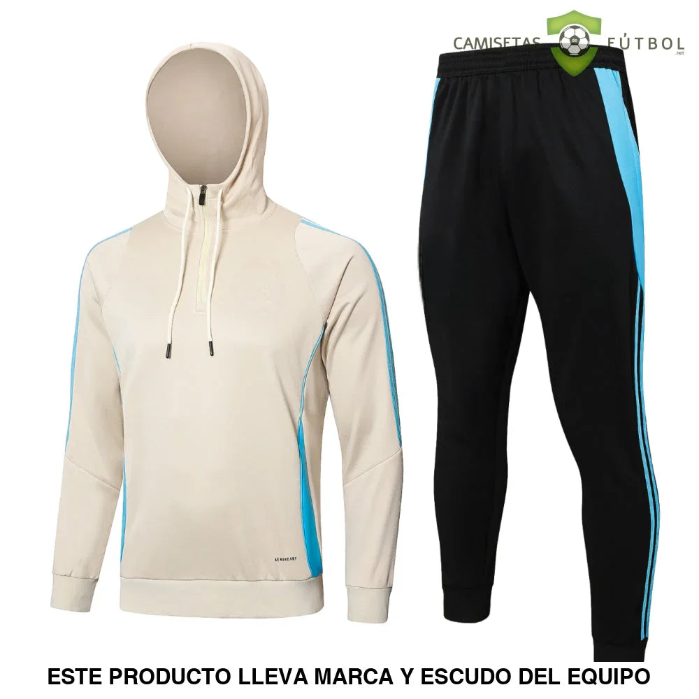 Chandal Argentina 24-25, media cremallera con capucha, Modelo 1