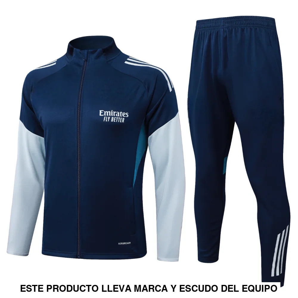 Chandal Arsenal 25-26, cremallera completa, Modelo 10