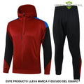 Chandal Barcelona 24-25, cremallera completa con capucha, Modelo 1