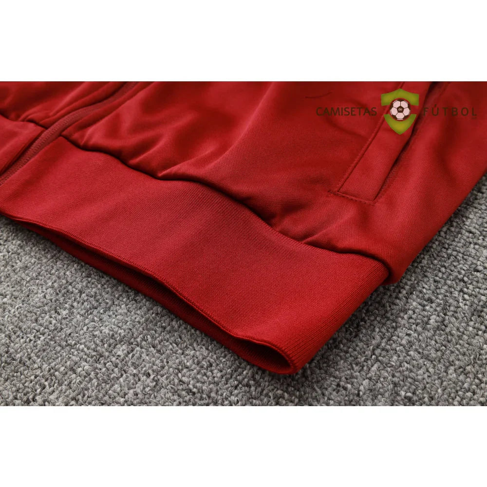 Chandal Barcelona 24-25, cremallera completa con capucha, Modelo 1