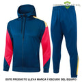 Chandal Barcelona 24-25, cremallera completa con capucha, Modelo 2