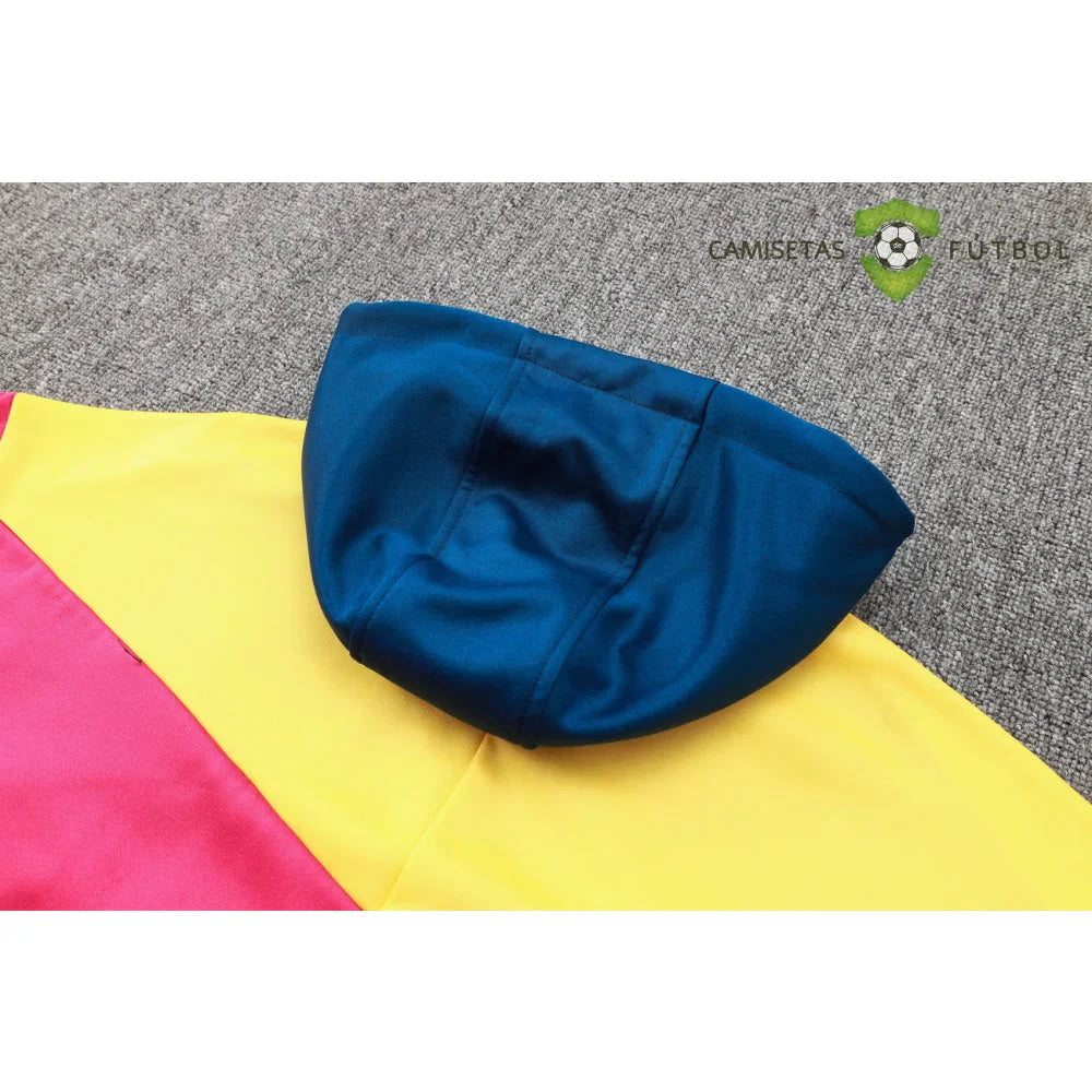 Chandal Barcelona 24-25, cremallera completa con capucha, Modelo 2
