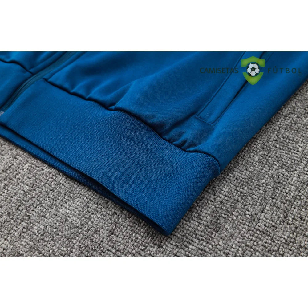 Chandal Barcelona 24-25, cremallera completa con capucha, Modelo 2