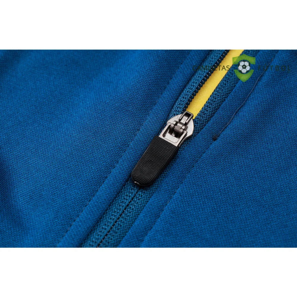 Chandal Barcelona 24-25, cremallera completa con capucha, Modelo 2