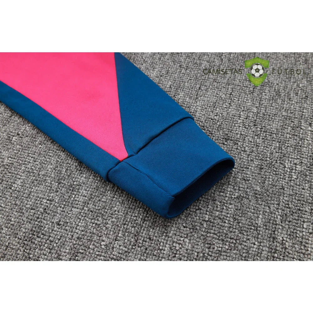 Chandal Barcelona 24-25, cremallera completa con capucha, Modelo 2