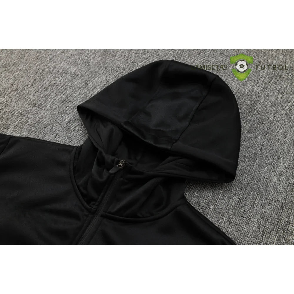 Chandal Barcelona 24-25, cremallera completa con capucha, Modelo 3