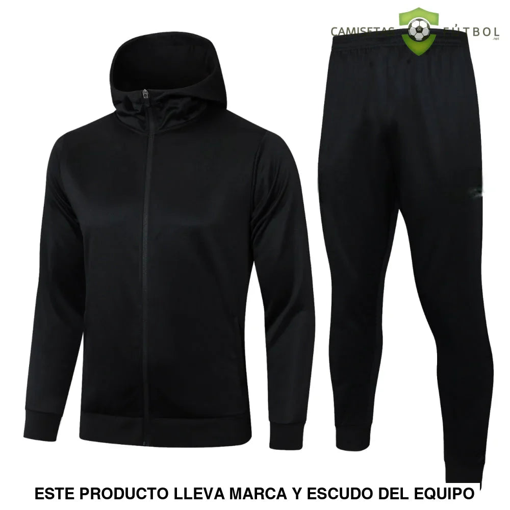 Chandal Barcelona 24-25, cremallera completa con capucha, Modelo 3