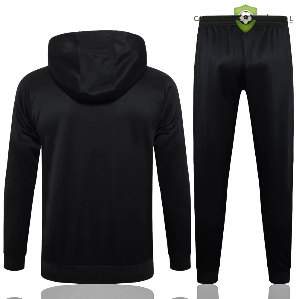 Chandal Barcelona 24-25, cremallera completa con capucha, Modelo 3