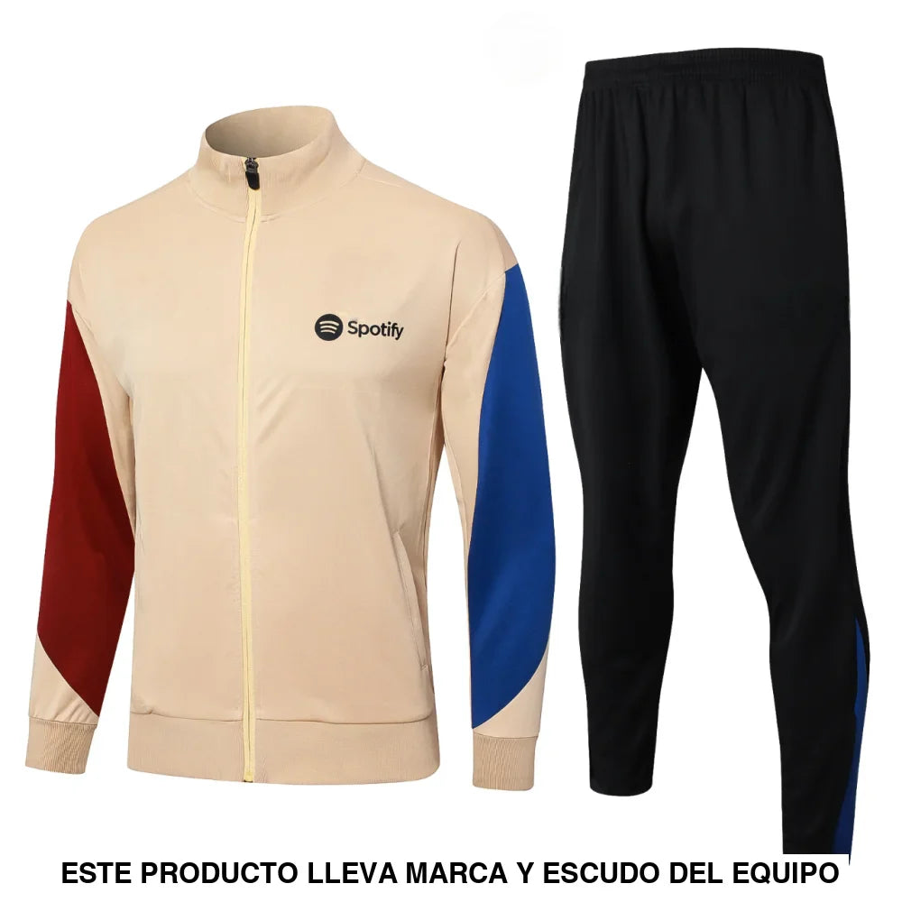 Chandal Barcelona 24-25, cremallera completa, Modelo 3