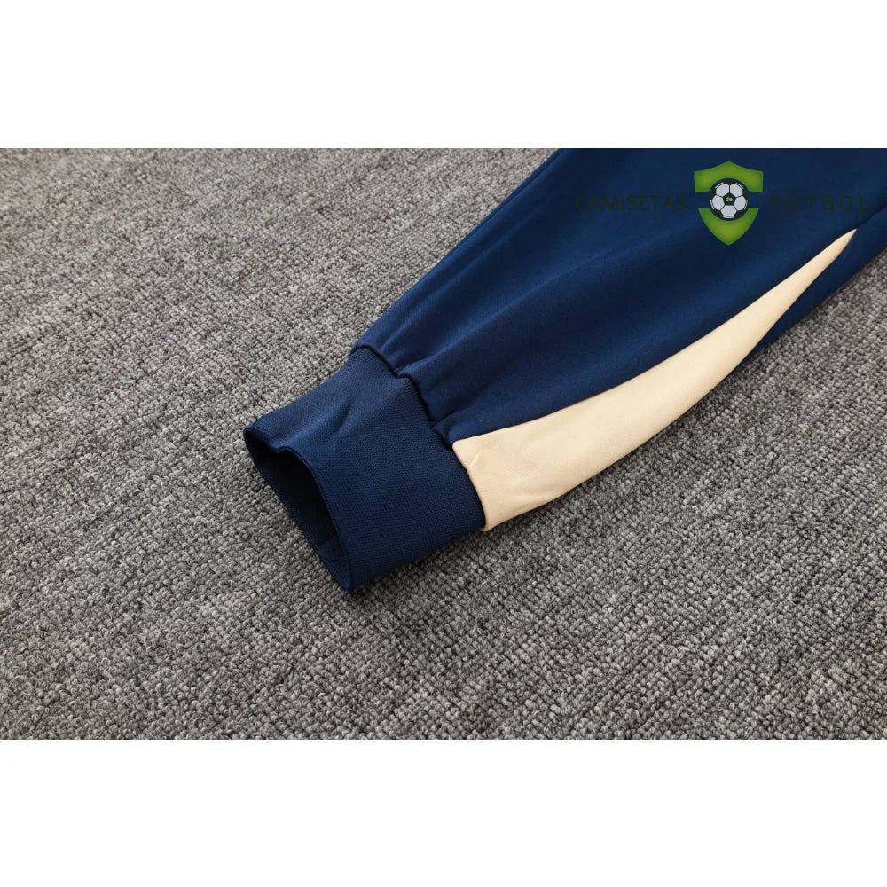 Chandal Barcelona 24-25, media cremallera con capucha, Modelo 6