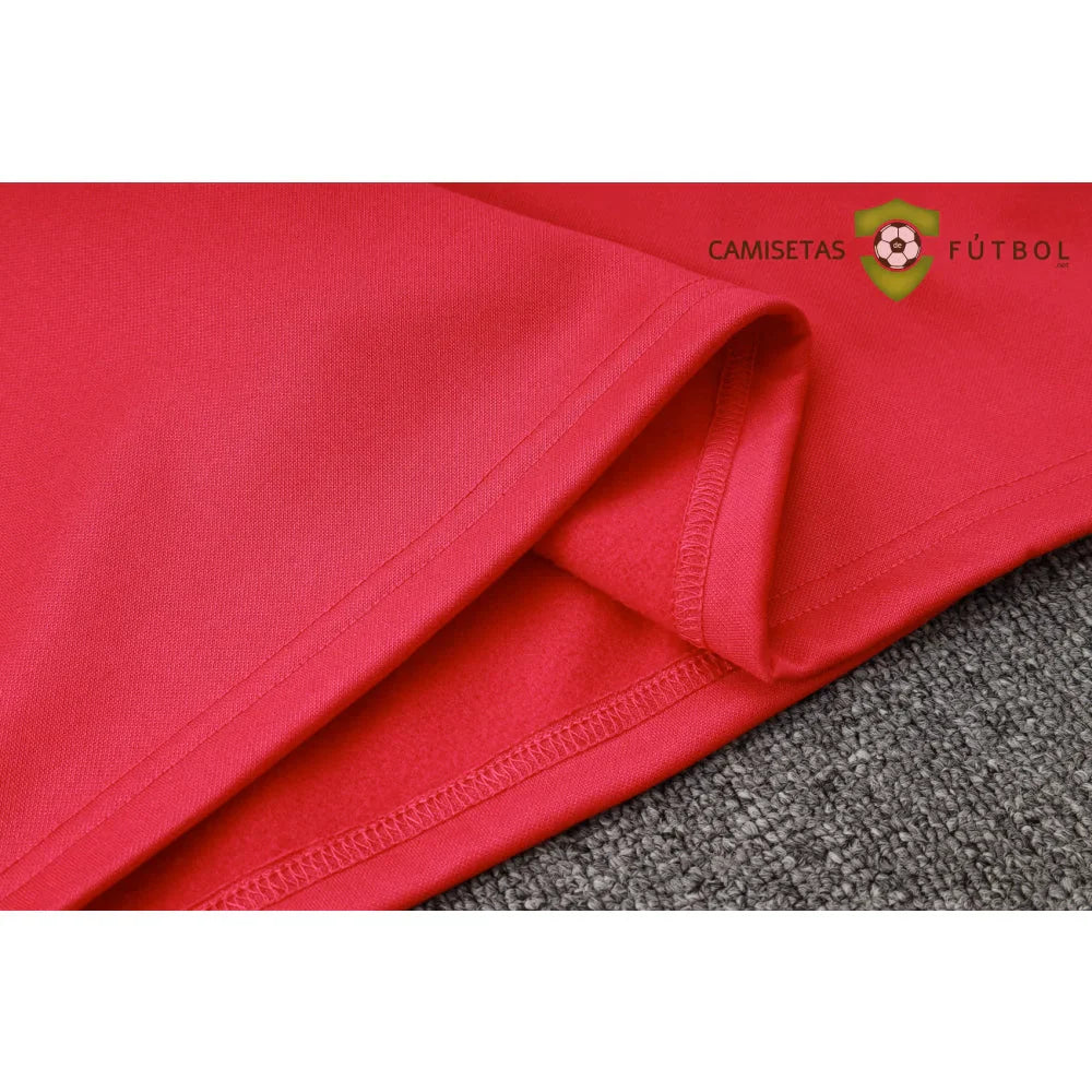 Chandal Barcelona 24-25, media cremallera con capucha, Modelo 6