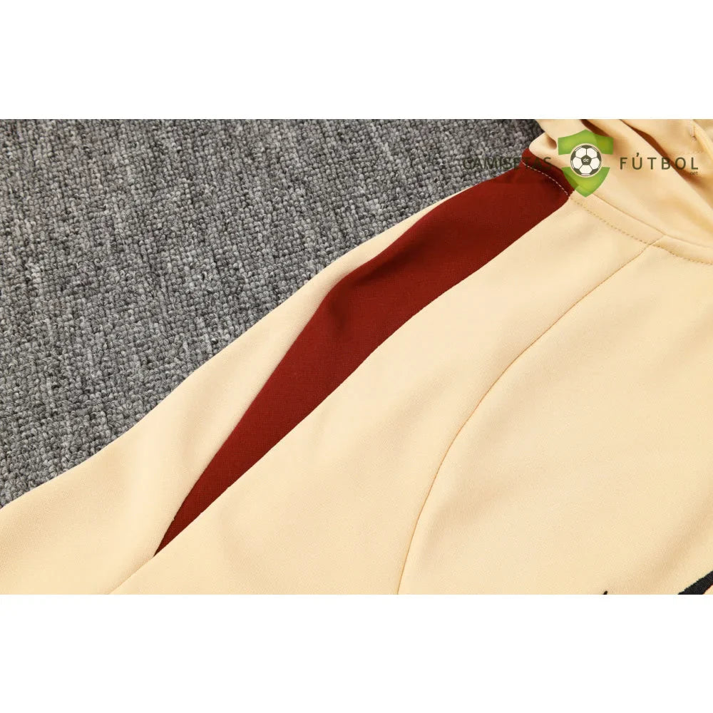 Chandal Barcelona 24-25, media cremallera con capucha, Modelo 7