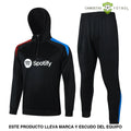 Chandal Barcelona 24-25, media cremallera con capucha, Modelo 8