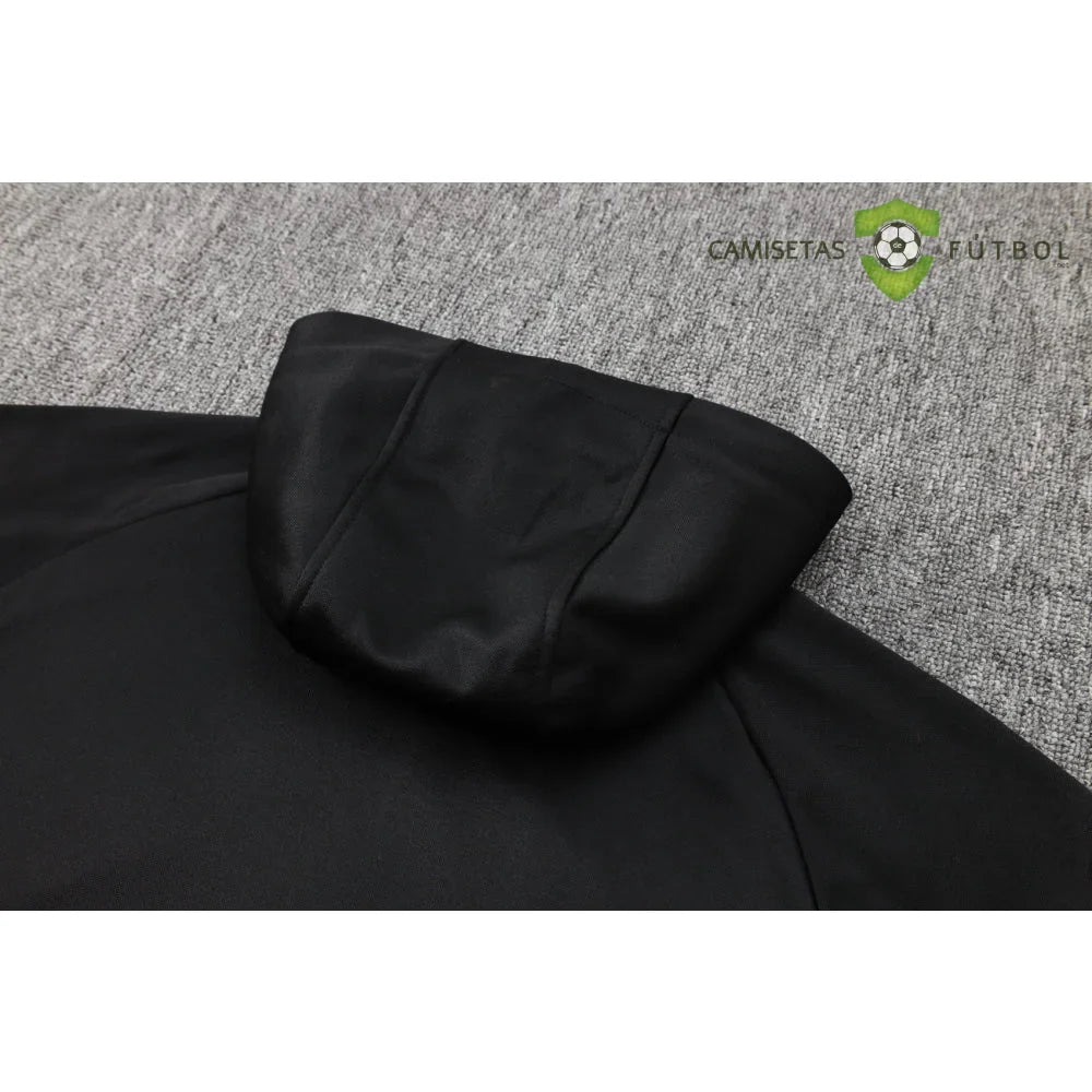 Chandal Barcelona 24-25, media cremallera con capucha, Modelo 8