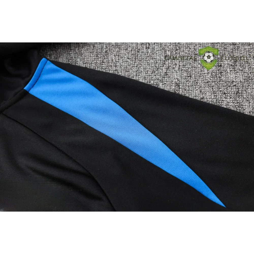 Chandal Barcelona 24-25, media cremallera con capucha, Modelo 8