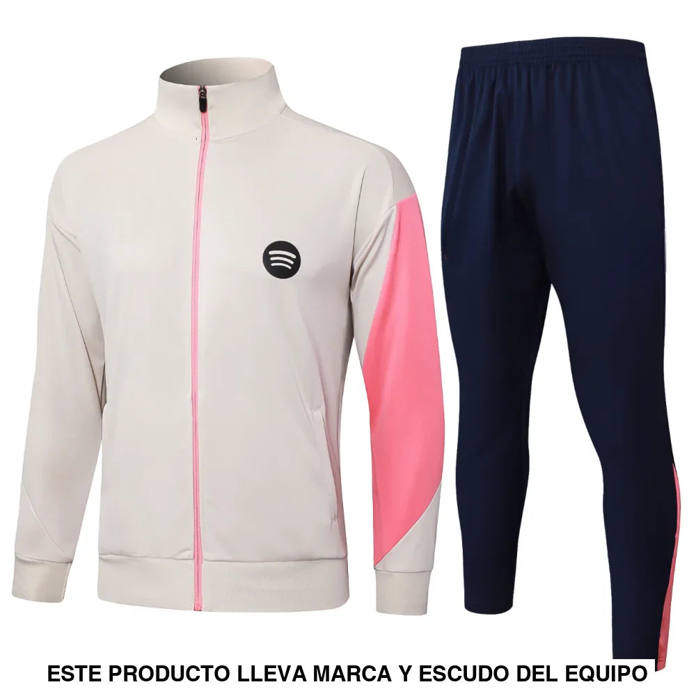 Chandal Barcelona 25-26, cremallera completa, Modelo 1