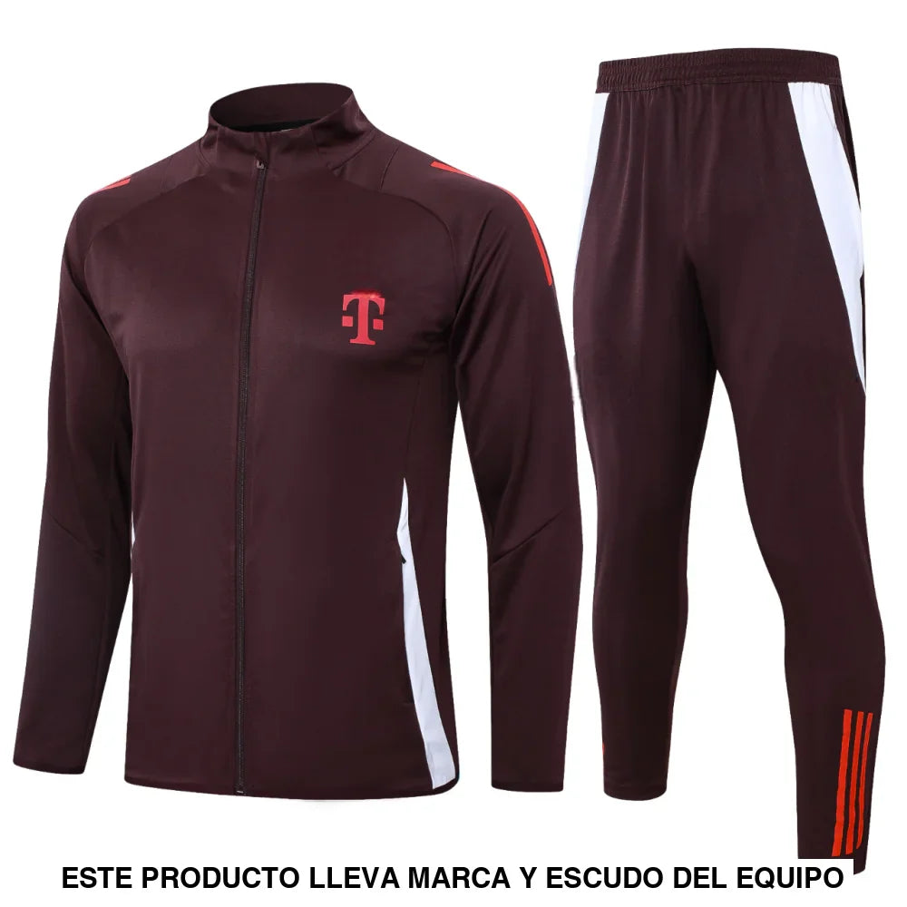 Chandal Bayern Munich 24-25, cremallera completa, Modelo 2